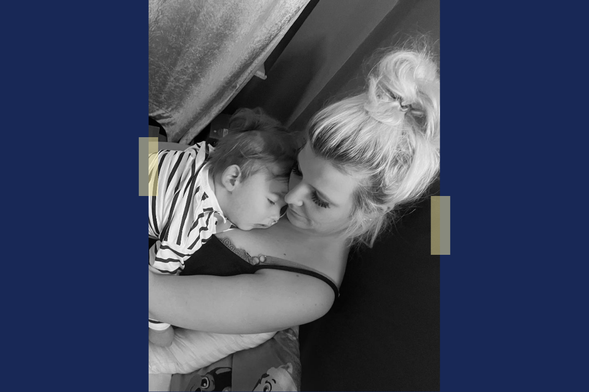 Oli-Jay and mum Mel
