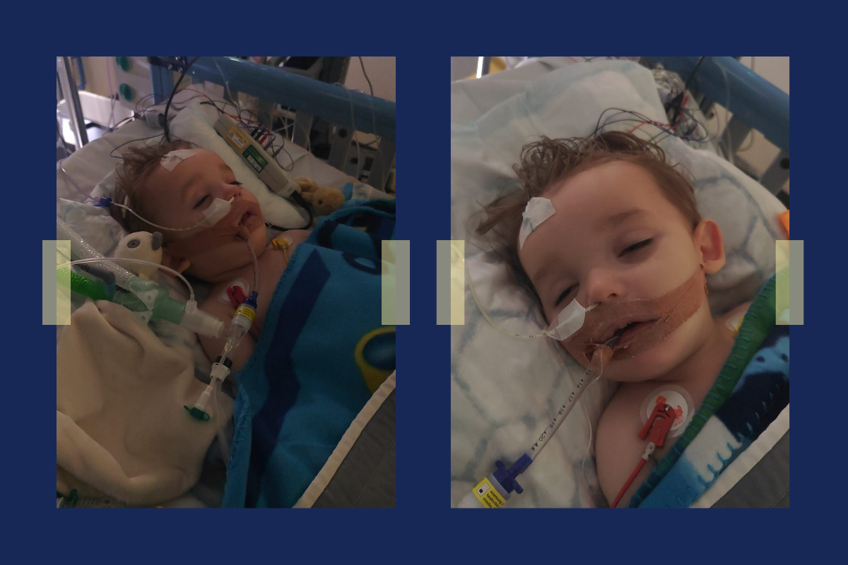 Oli-Jay in hospital