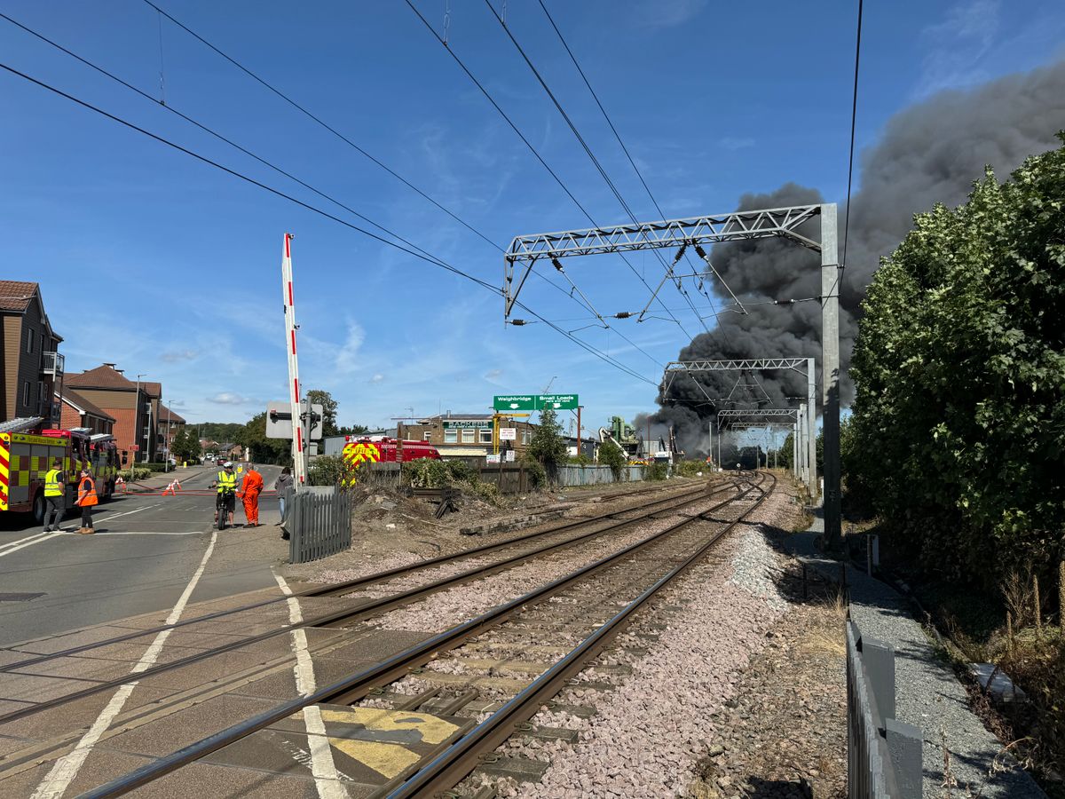 A huge fire at Sackers in Great Blakenham, Ipswich