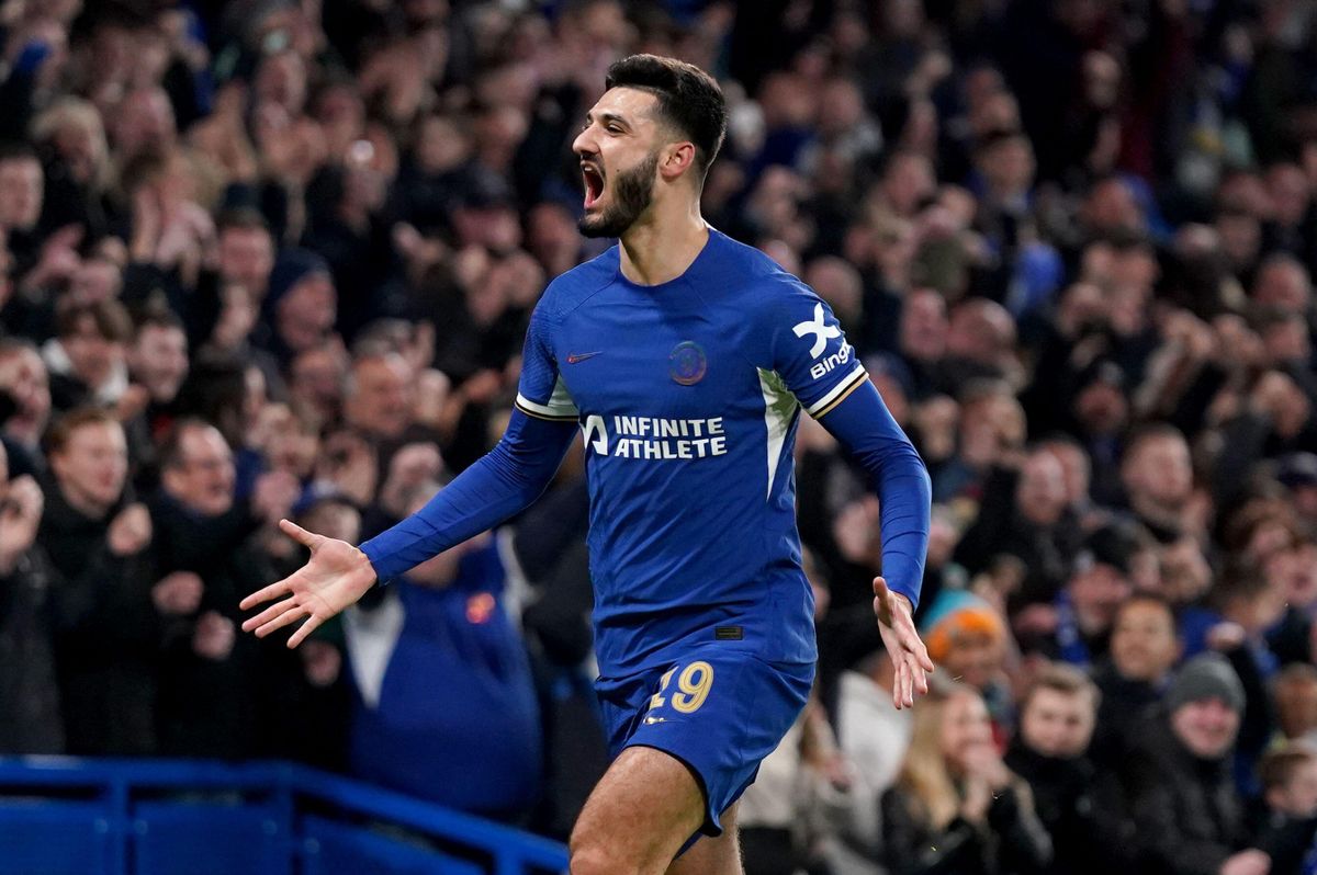 Armando Broja celebrating a goal