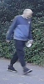 A man walking