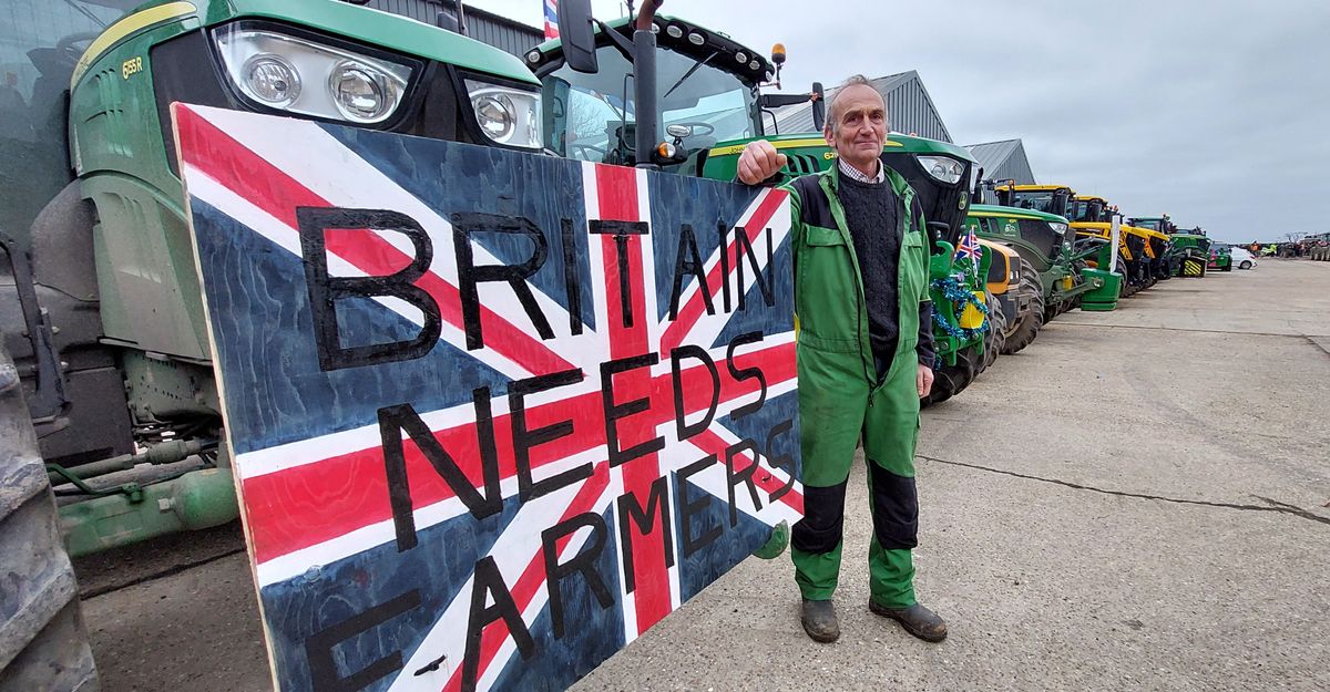 Andrew Bullock, a farmer from Cotton near Stowmarket