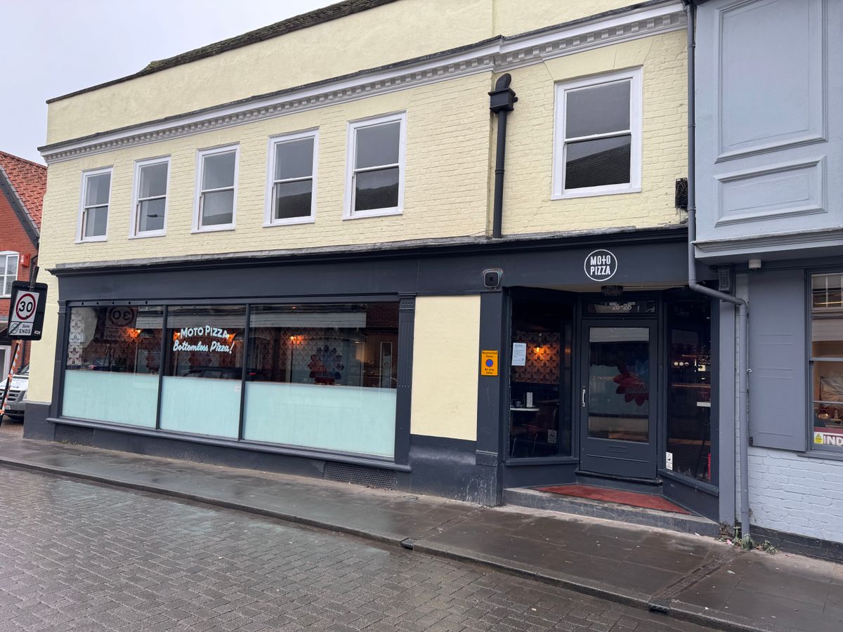 Moto Pizzza on Fore Street, Ipswich