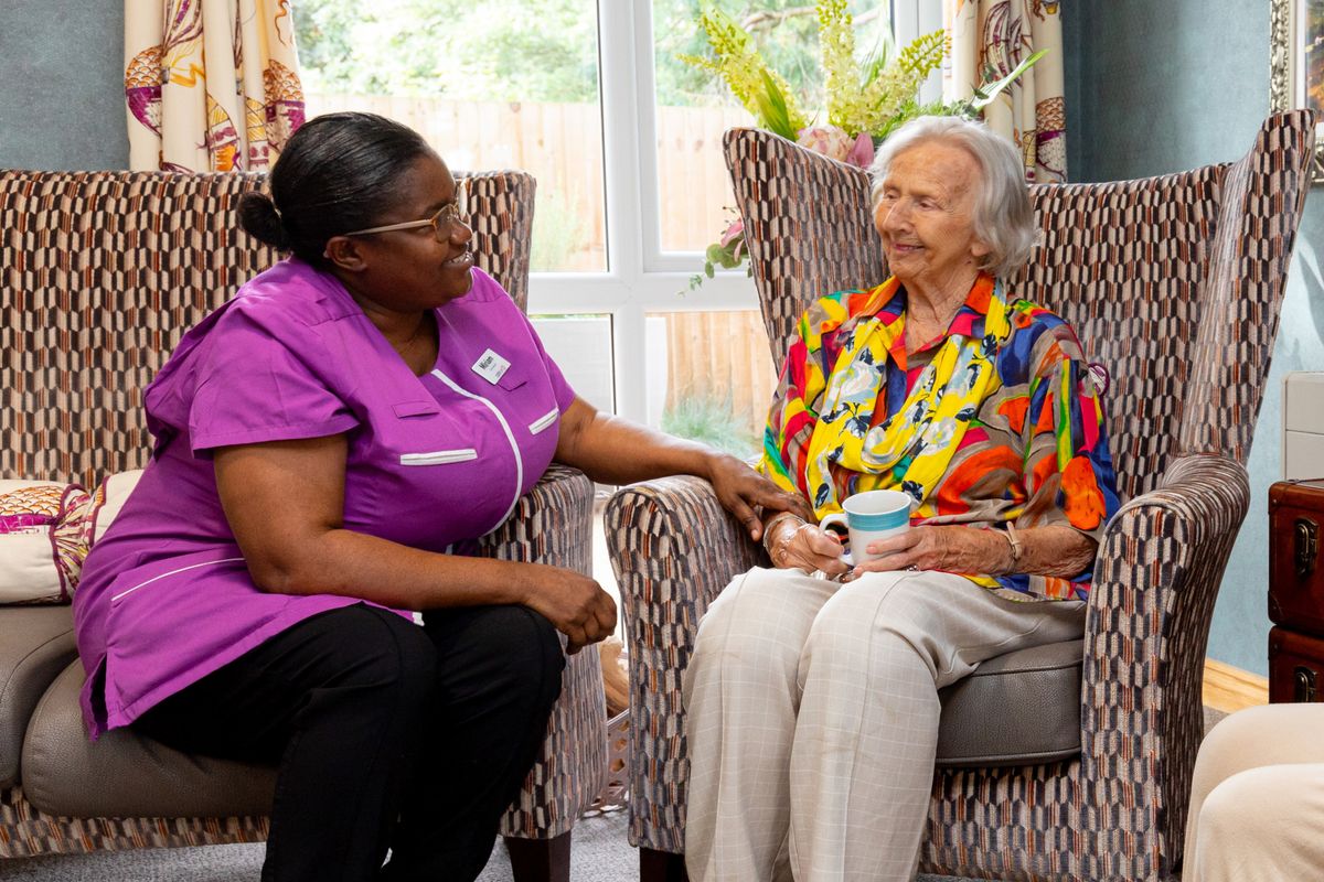 A local care home is taking part in a nationwide initiative to help raise awareness of dementia
