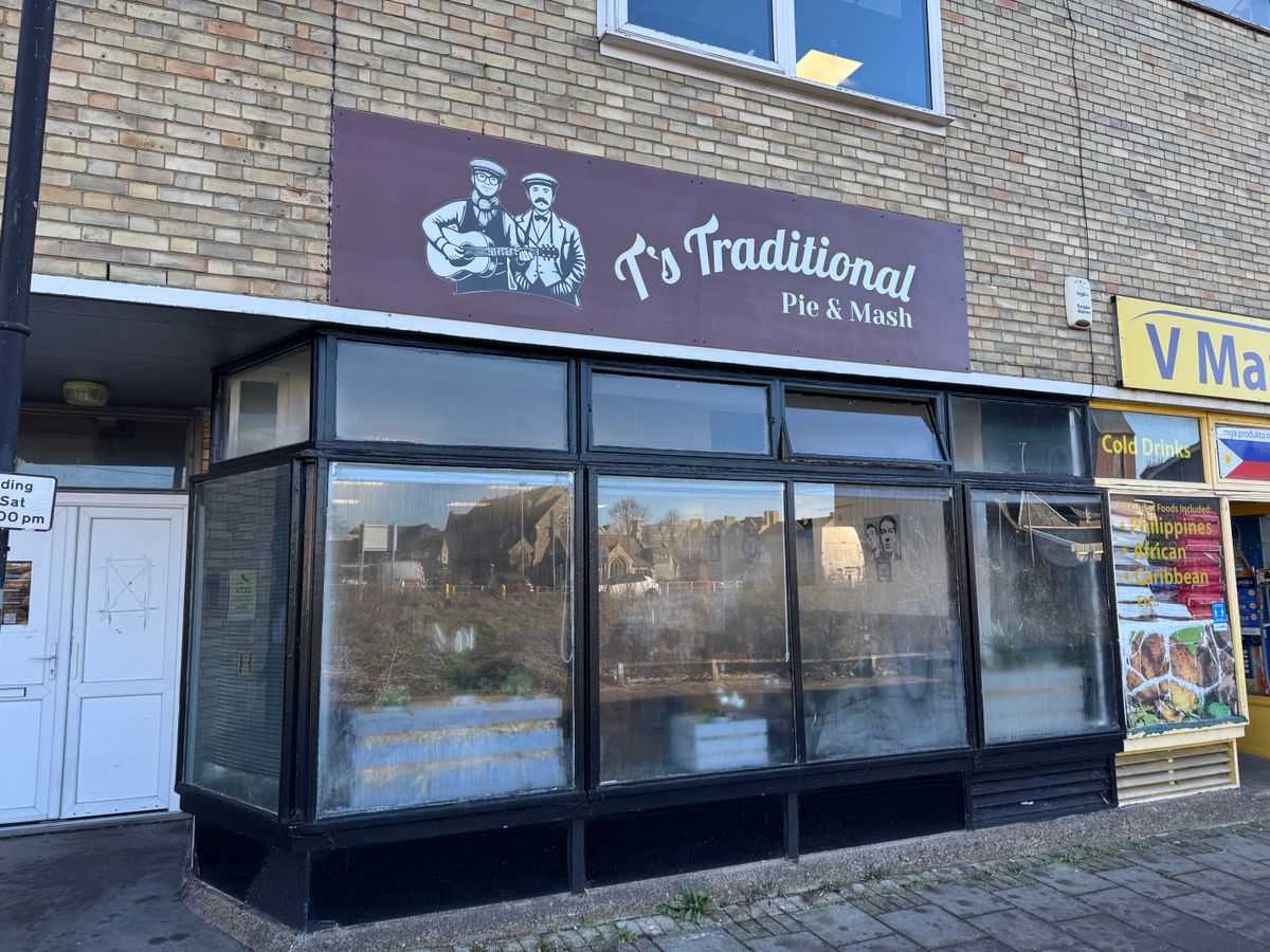 T's Traditional Pie & Mash on Upper Orwell Street in Ipswich