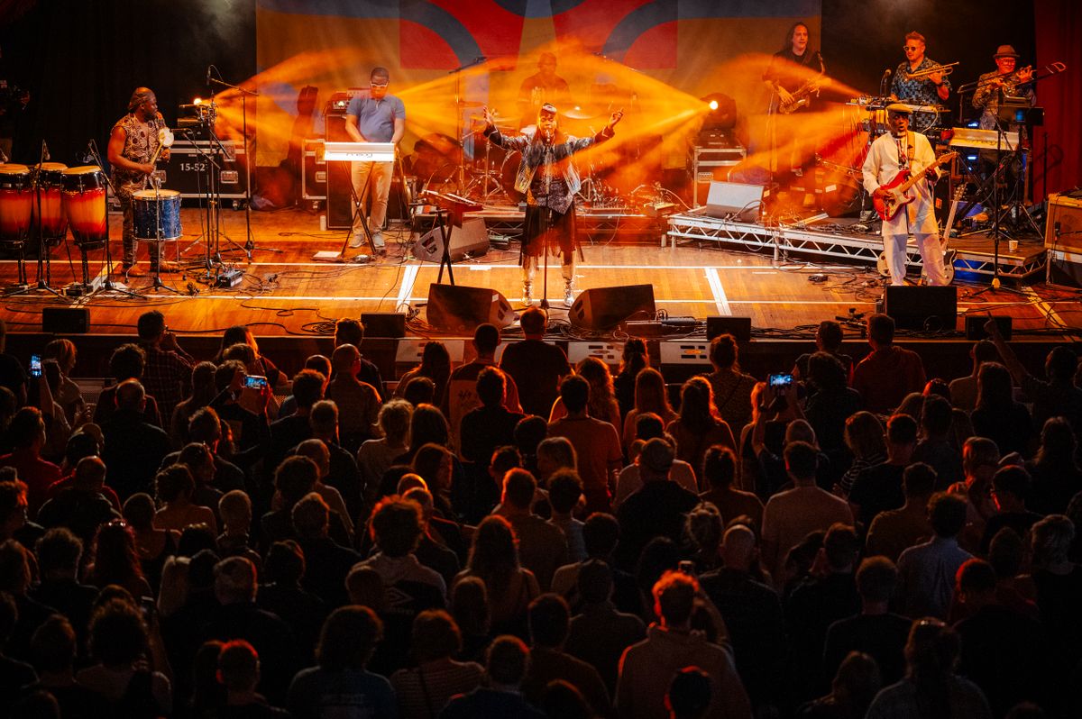 Ibibio Sound Machine at the Corn Exchange at BTC Festival 2024