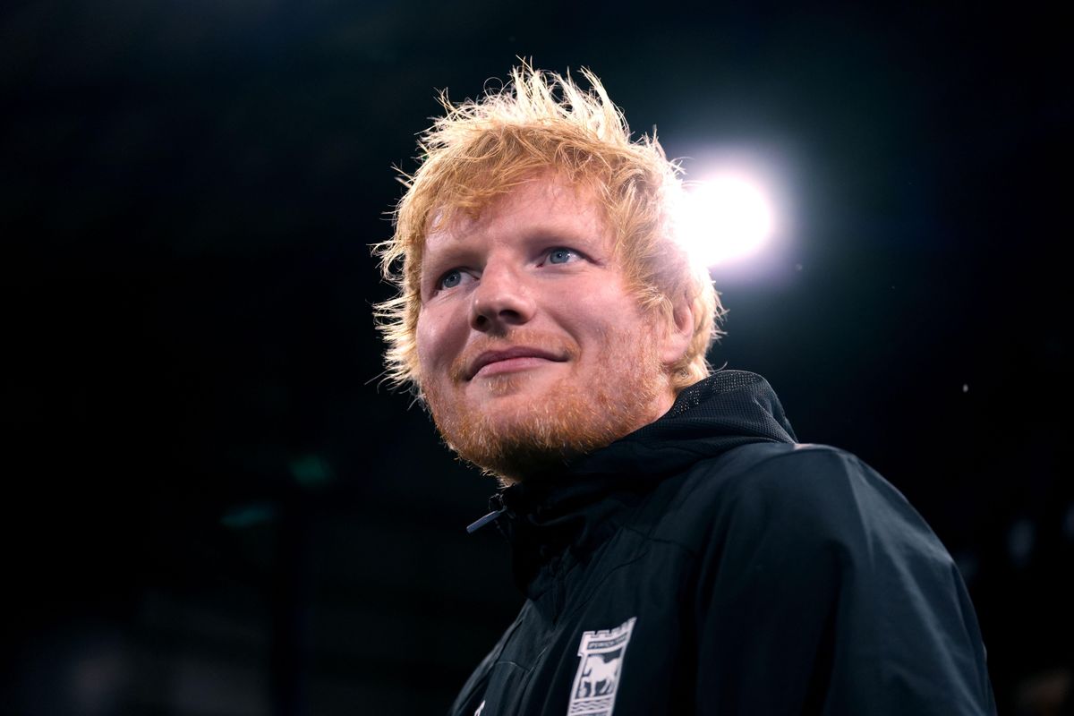Ed Sheeran at Portman Road