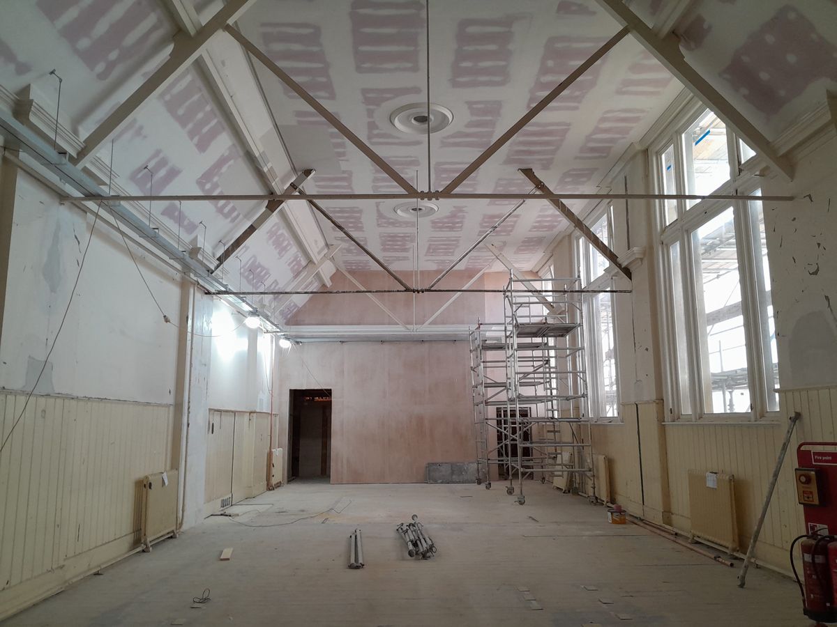 Work in progress at Ipswich Museum