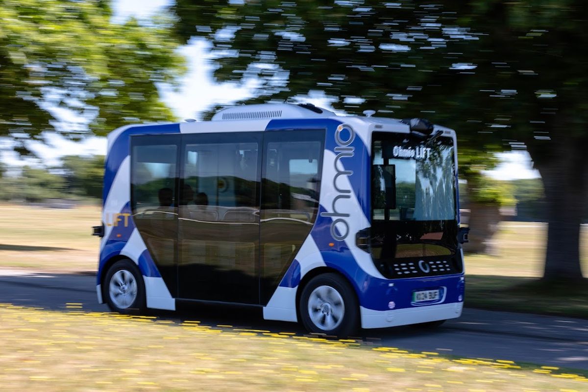 The prototype Suffolk County Council vehicle seen at the EVEX2025 event at Trinity Park in Ipswich in June
