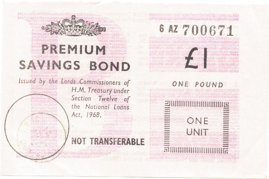 A Premium Bond from 1971