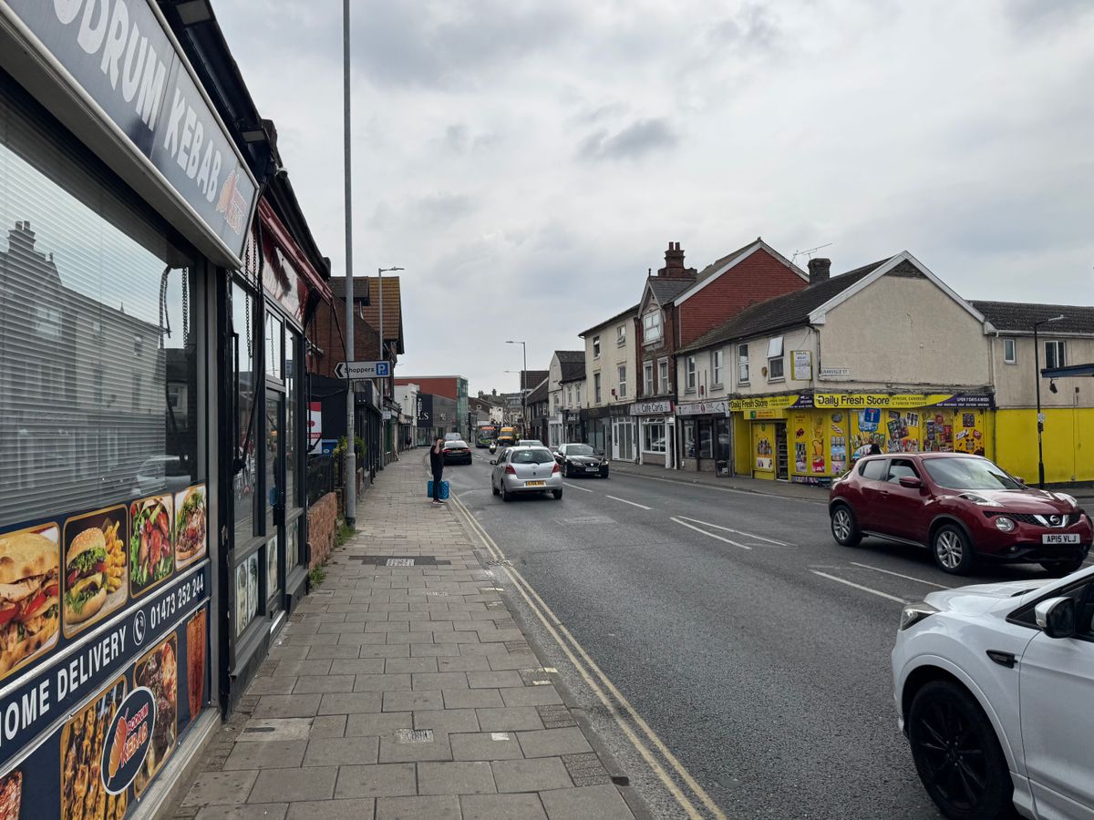 Norwich Road in Ipswich