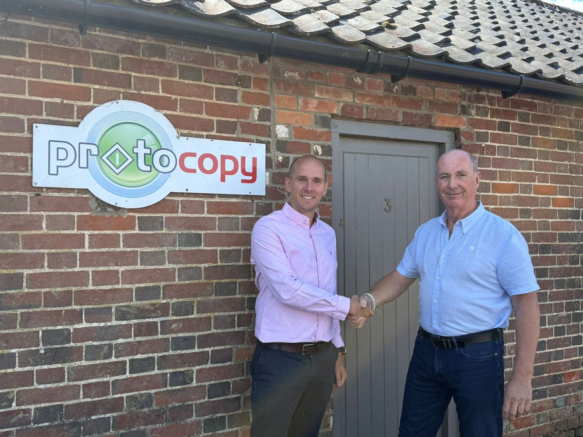 Ross Cracknell of Evolve Business Solutions and Nicholas Woodward of Protocopy
