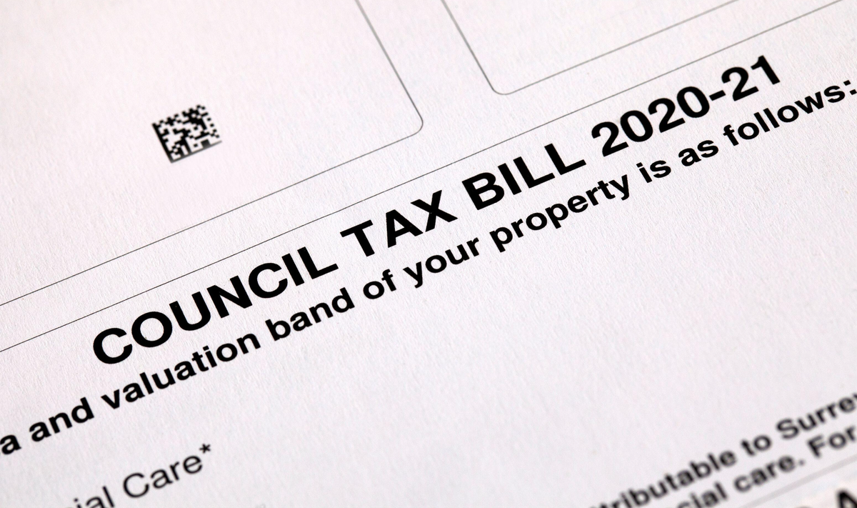 A council tax bill