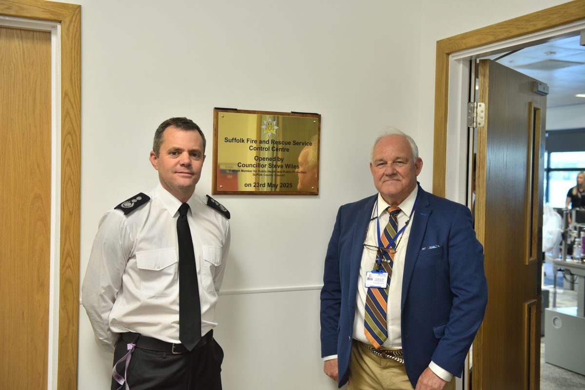 Jon Lacey and Cllr Steve Wiles