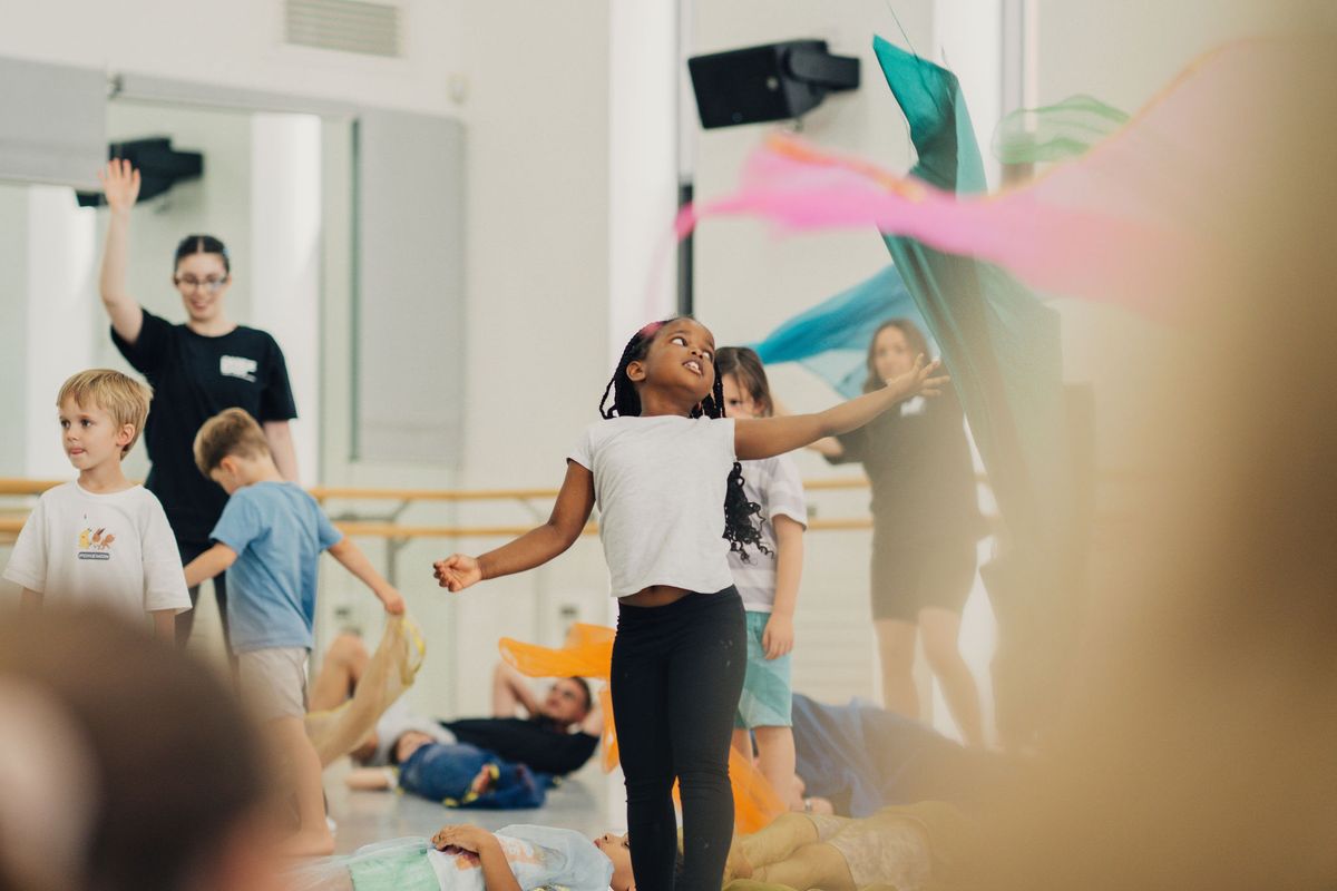 Young dancers at DanceEast
