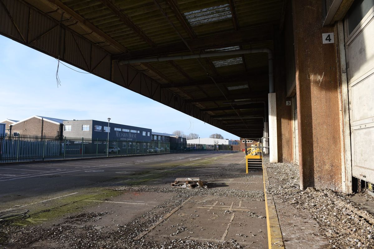 The site on Whittle Road, Ipswich, for the new Suffolk County Council recycling centre.