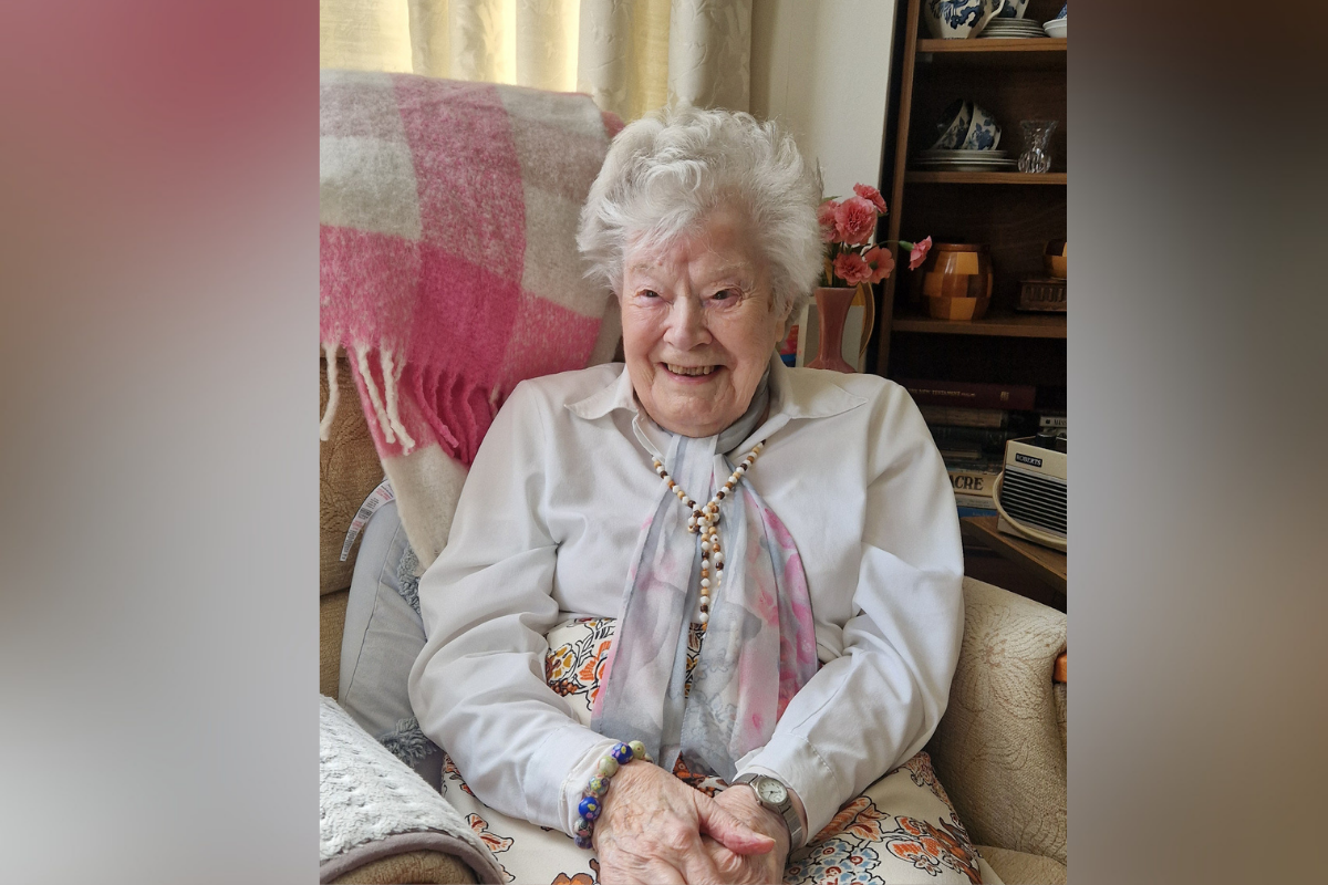 At 100, Phyllis is closing in on her final fundraising goal