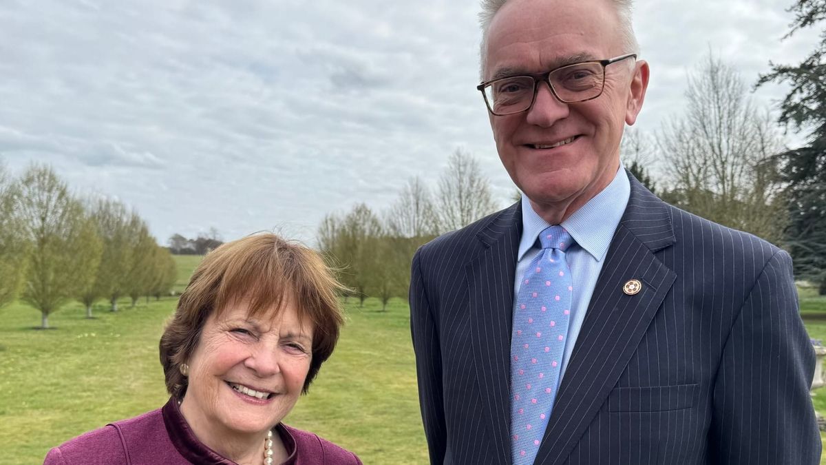 Clare, Countess of Euston the Lord-Lieutenant, and Mark Pendlington