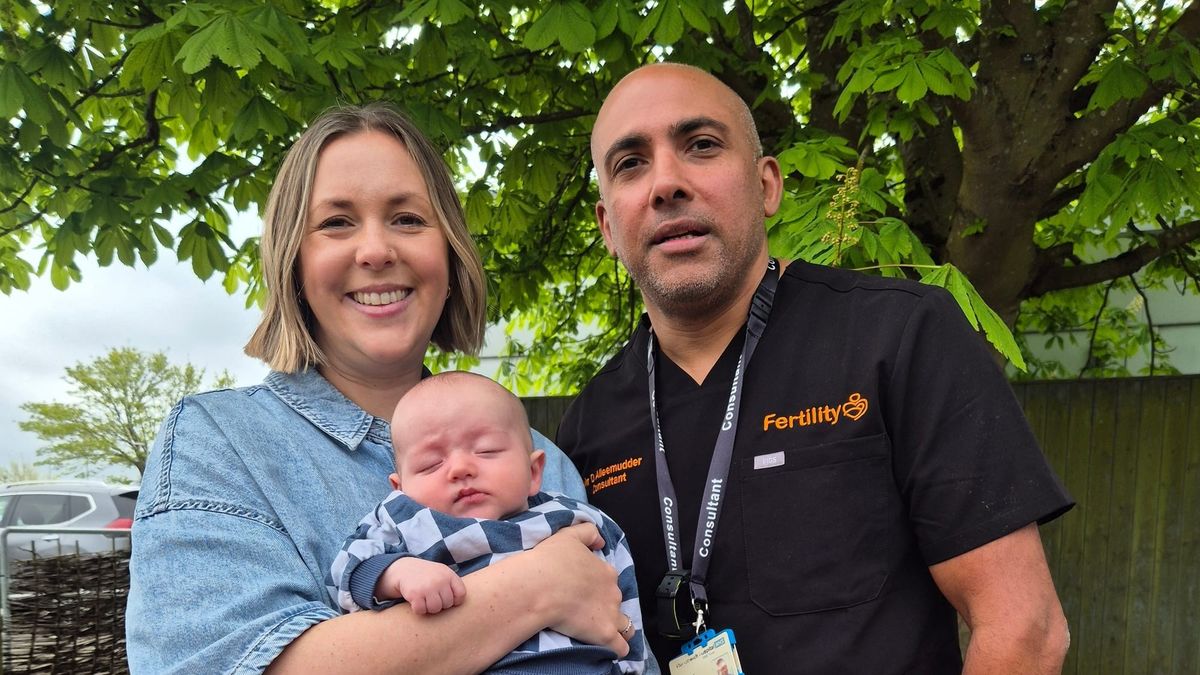 Jessica and Edward with Mr Alleemudder