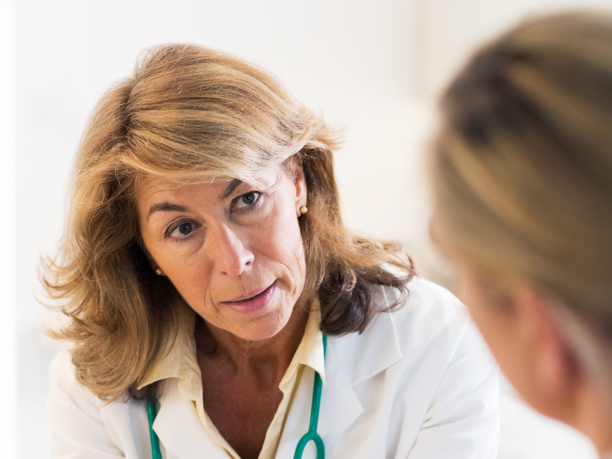 A doctor with a patient 