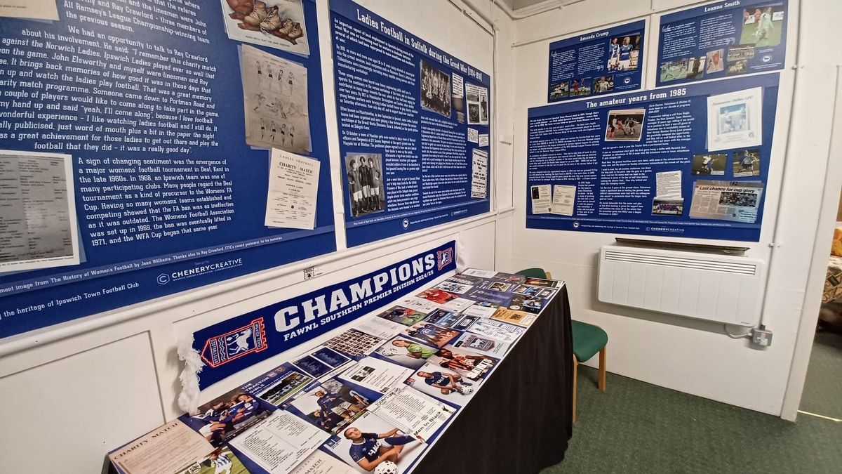 Exhibition showcases 130 years of women's football in Suffolk