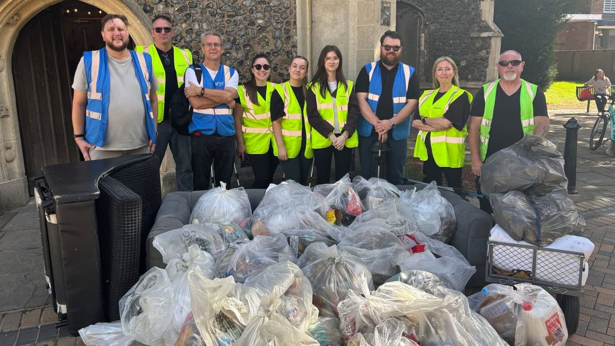 Ipswich Big Clean litter pick collects 30 bags of rubbish