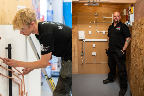 A photo of Sam Page and Joe Swallow