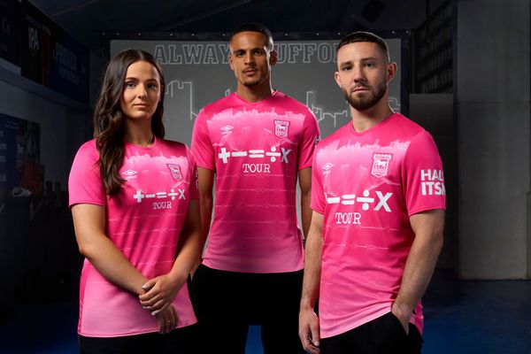 New ITFC third kit modelled by 3 players
