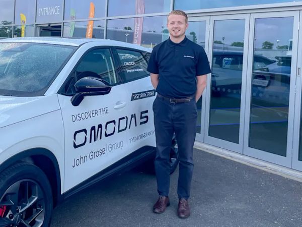 OMODA Sales Manager, Luke Elmer