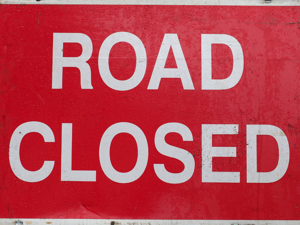 Road closed