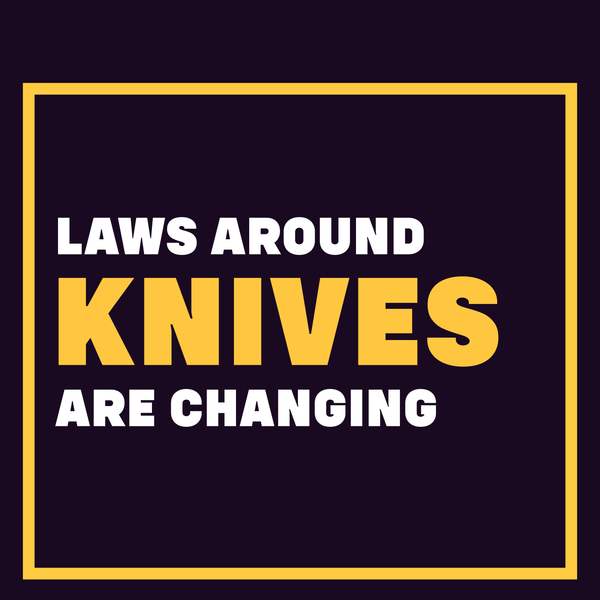 Laws around knives are changing
