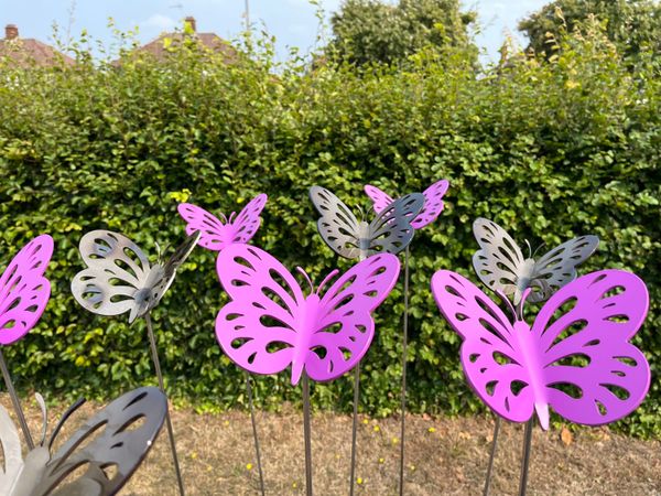 Cast iron butterflies