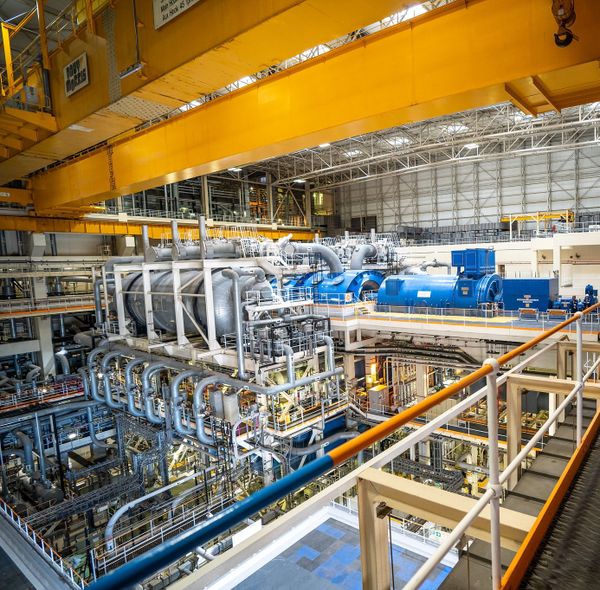 The turbine hall at Sizewell B