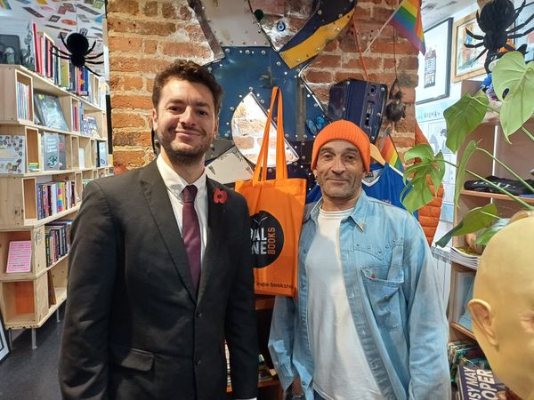 Ipswich MP Jack Abbott at Dial Lane Books