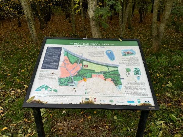 Belstead Brook Park information board