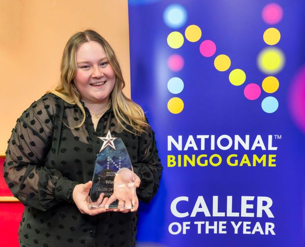 Issy-Mae beat six other finalists to claim the title of National Bingo Game Caller of the Year