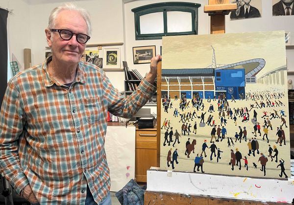 Lowry masterpiece reimagined ahead of Town's upcoming match against Manchester United