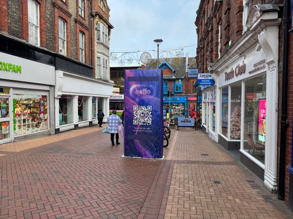 BT digital street hub on Butter Market