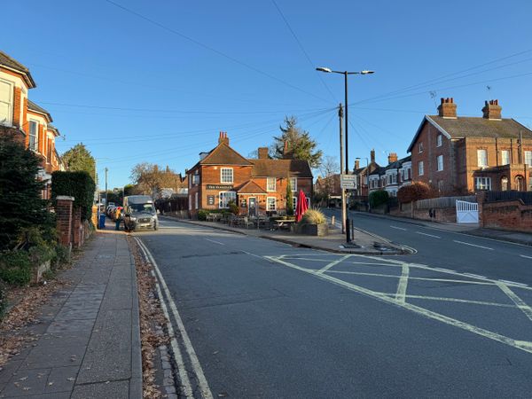 The Woolpack at the intersection of Westerfield Road and Tuddenham Road