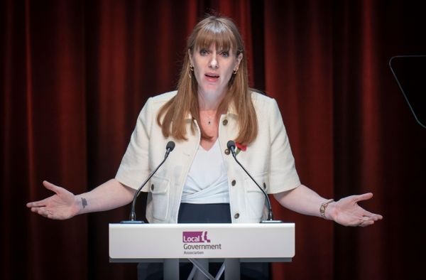Deputy Prime Minister Angela Rayner addresses the Local Government Association Annual Conference