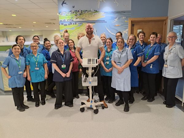 Charlie Baker and Woolverstone Staff