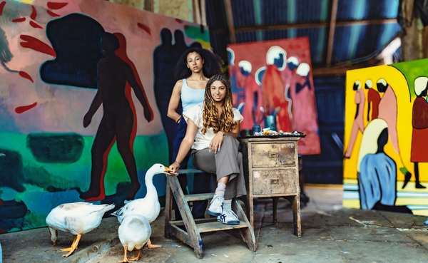 Edwina and Sahara by John Ferguson