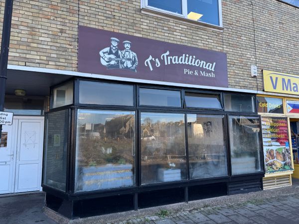T's Traditional Pie & Mash on Upper Orwell Street in Ipswich