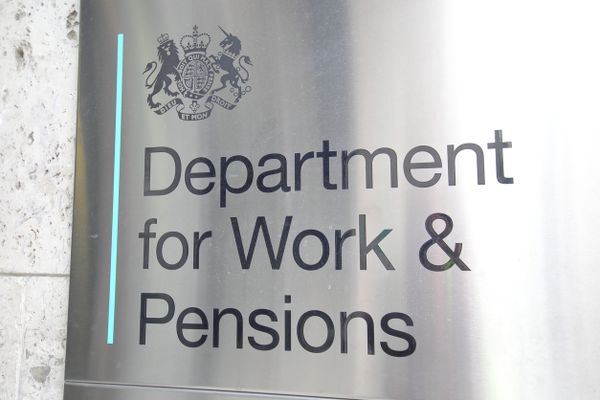 Department for Work and Pensions sign