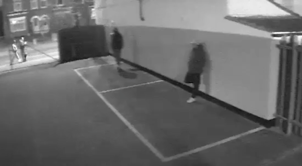 CCTV image of a burglary at a business on Wherstead Road in Ipswich