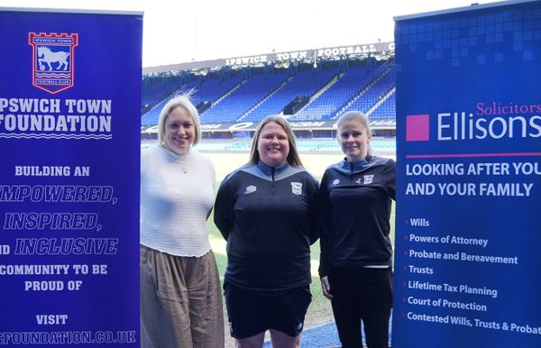 Ellisons and Ipswich Town Foundation at Portman Road