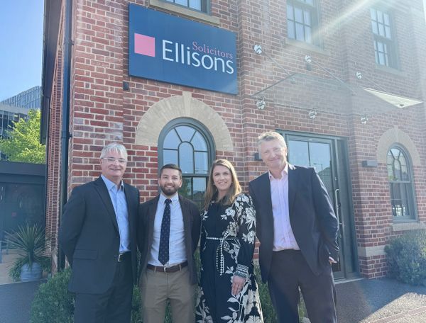 Amy Burton, David Heller and Phillip Slater with Managing Partner Guy Longhurst