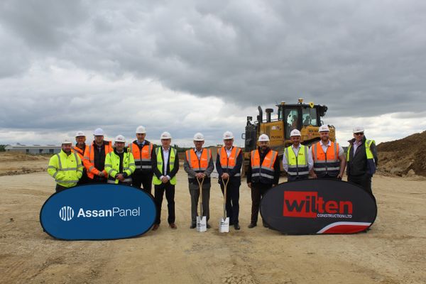 Assan Panel and Wilten Construction breaking Ground at Gateway 14