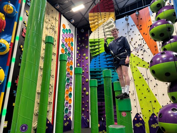 Tom Chilvers, Operations Supervisor at Clip ‘n Climb Ipswich