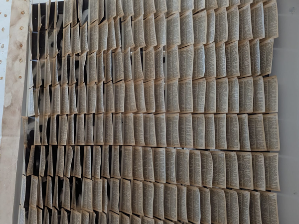 Art exhibited at the Word exhibition by Cognito